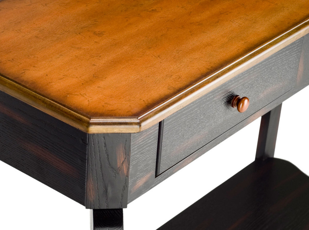 Rebecca Console With 2 Storage Drawer Tiger Dark Brown/Brown   Traditional   Console Tables   by V.S.D Furniture  Houzz