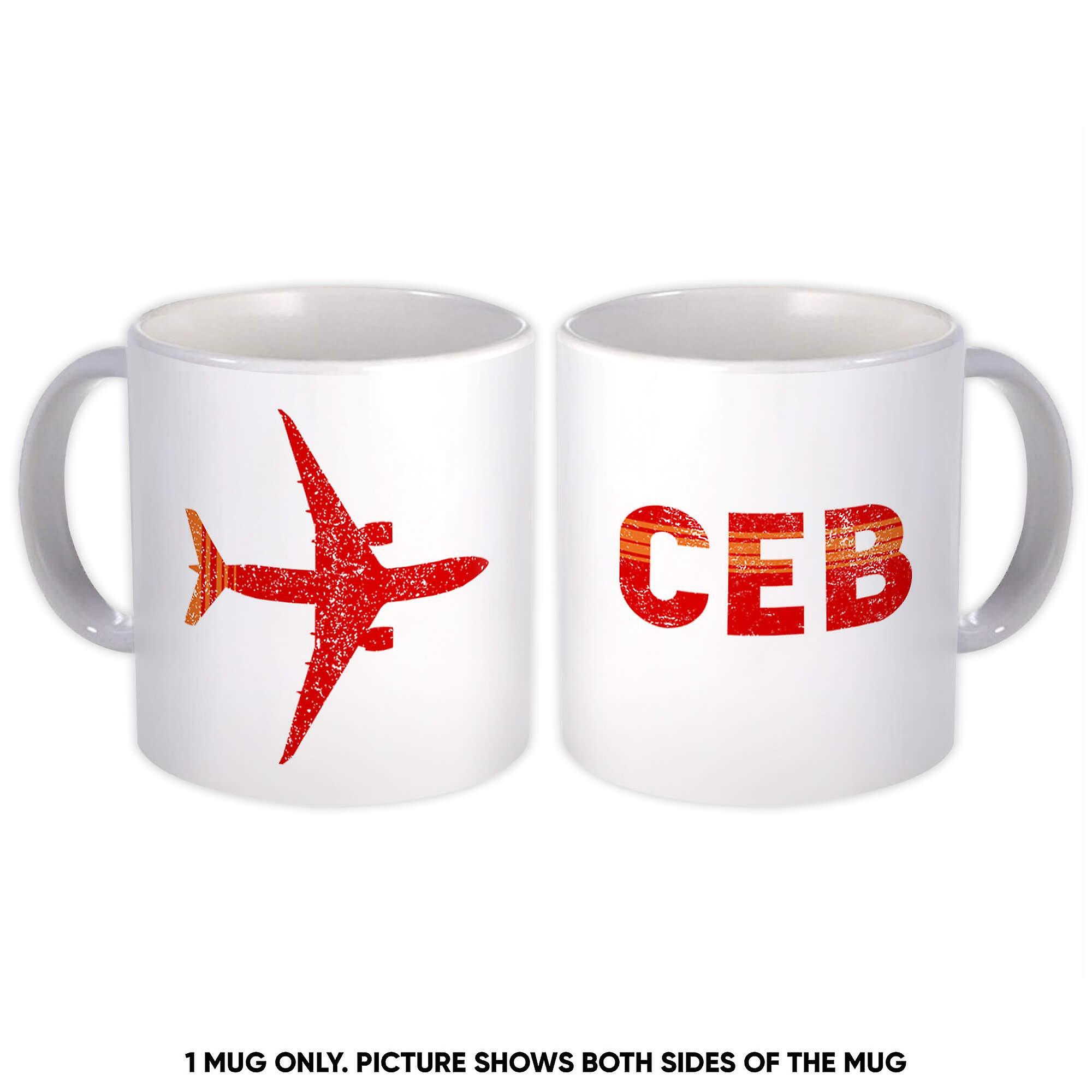 Gift Mug: Philippines Mactan?? ? ￠??Cebu Airport CEB Travel