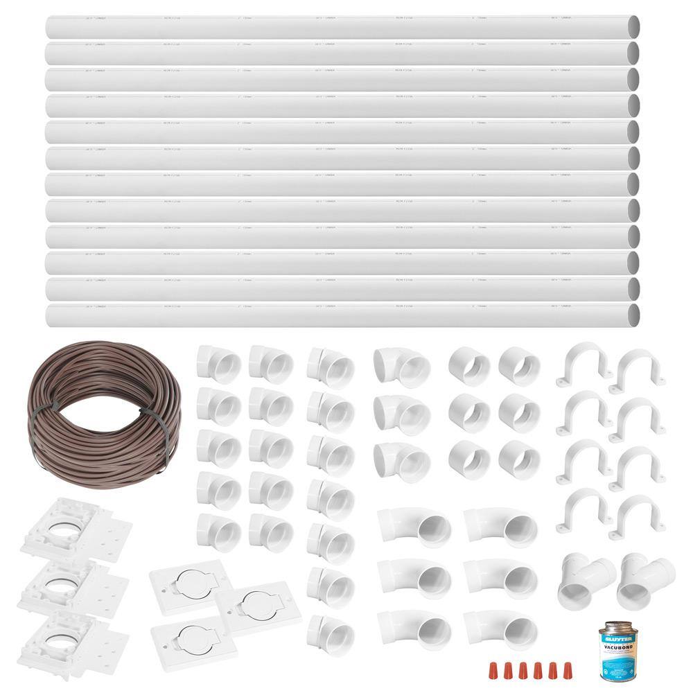 CANAVAC 3-Inlet Installation Kit F3KIT