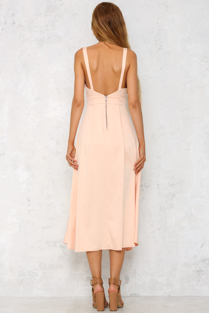 No Vacancy Maxi Dress Peach