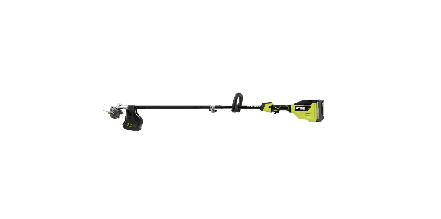 RYOBI RY40209BTLVNM 40V HP Brushless 15 in. Cordless Carbon Fiber Shaft Attachment Capable String Trimmer (Tool Only)