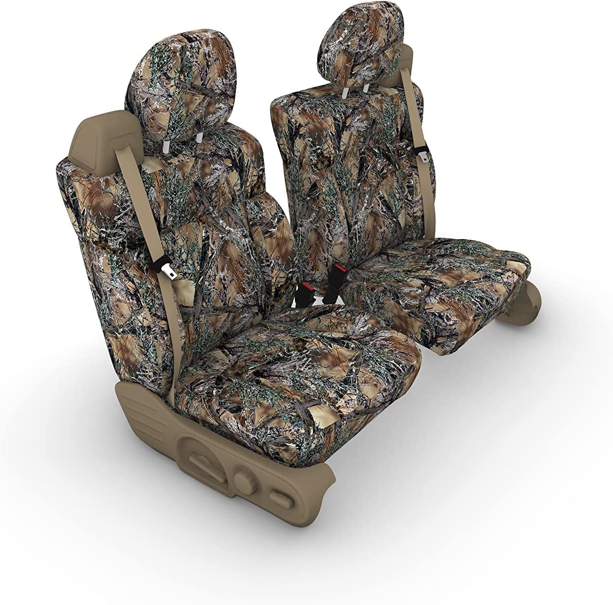 C1999 2003-2007 Chevy Silverado， Avalanche and GMC Sierra Front Captain Chairs With Electric Seats in Seats in MC2C Camouflage Endura