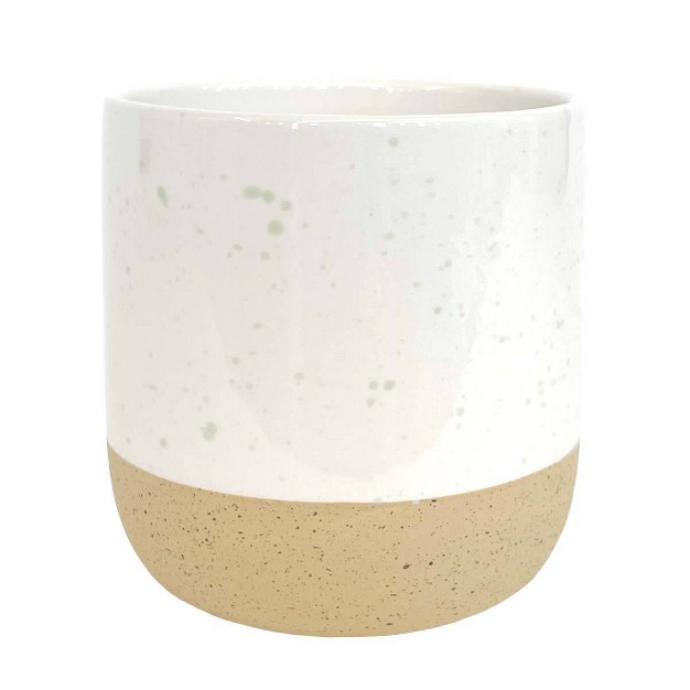 Paper Riot Co Decorative Planter Ivory