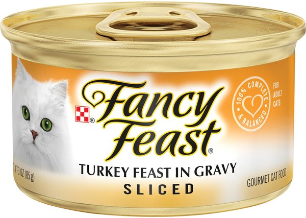 Fancy Feast Sliced Turkey Feast in Gravy Canned Cat Food