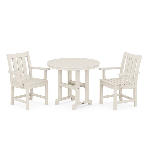 POLYWOOD Oxford 3Piece Farmhouse Dining Set