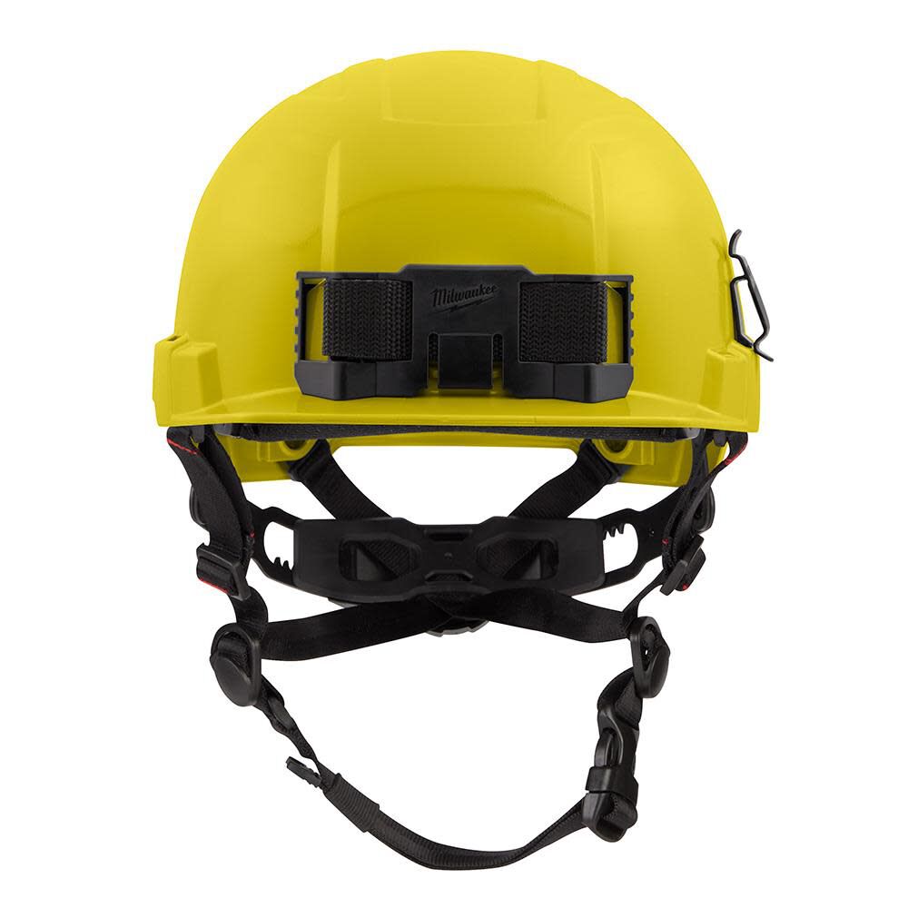 Milwaukee Yellow Front Brim Helmet with BOLT Class E 48-73-1323 from Milwaukee