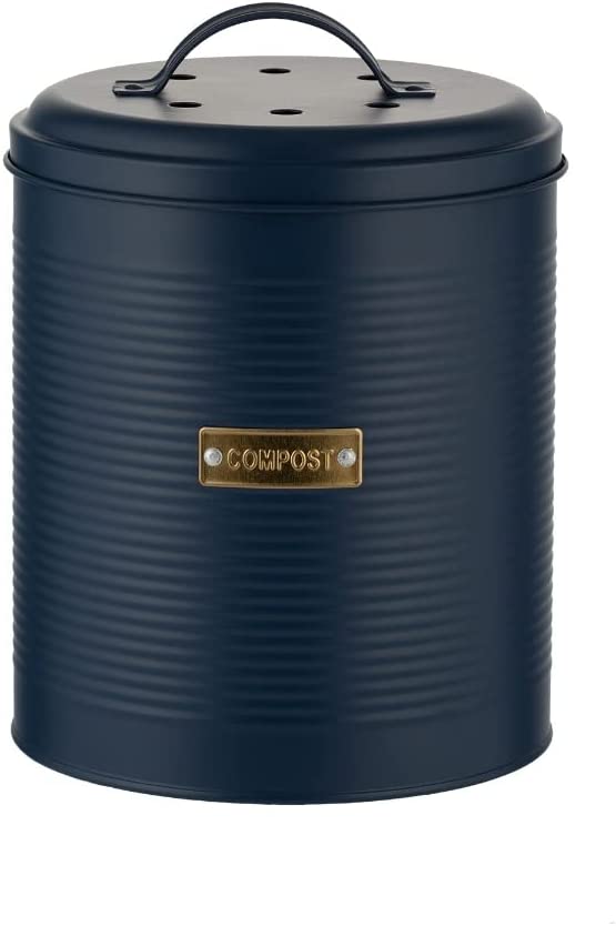 Rayware Typhoon Otto Collection | Compost Caddy - Navy, 2.5 L (1401.231)