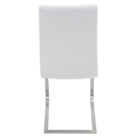 Foster Contemporary Dining Chair in Stainless Stee...