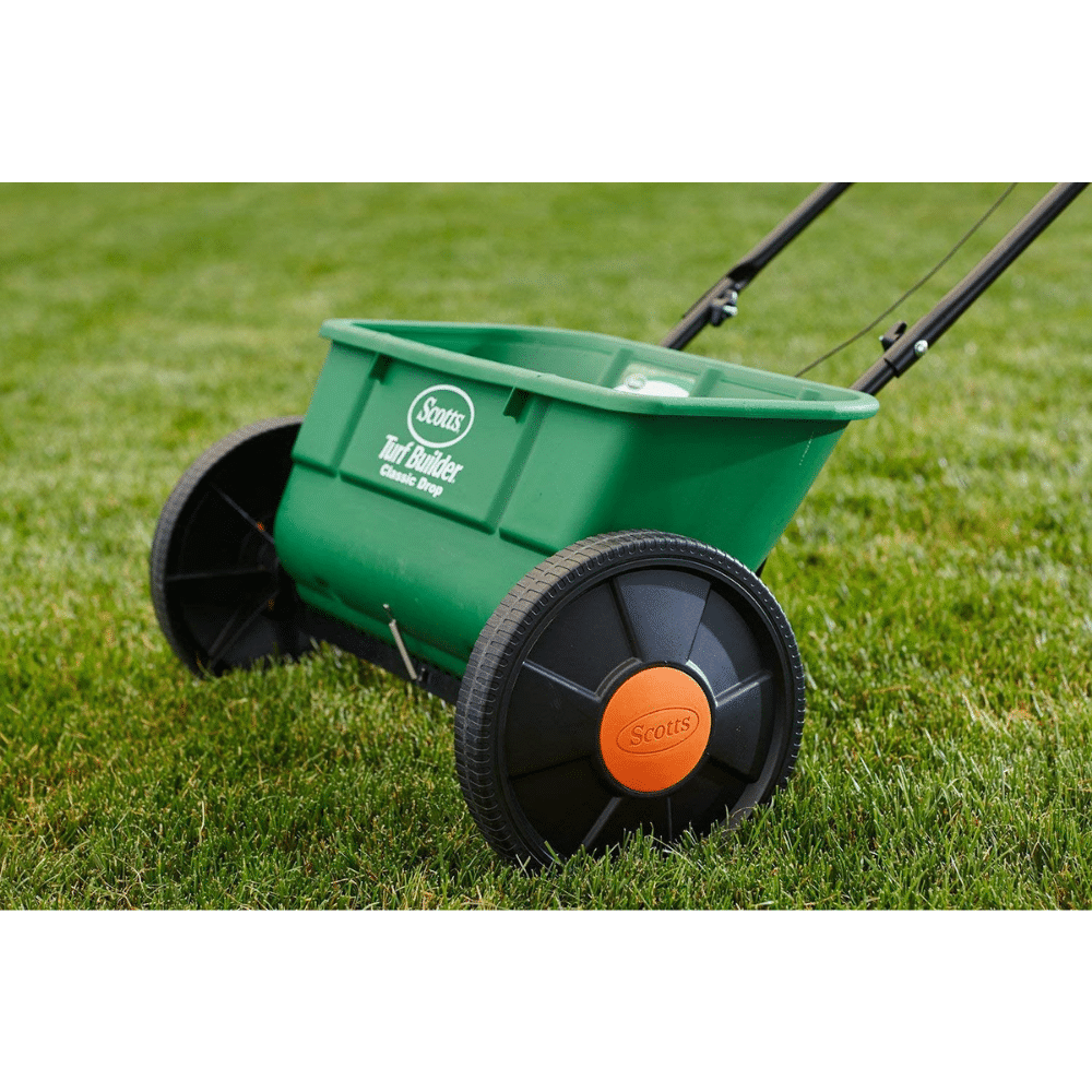 Scotts 76565 Turf Builder Classic Drop Spreader， Single Pack