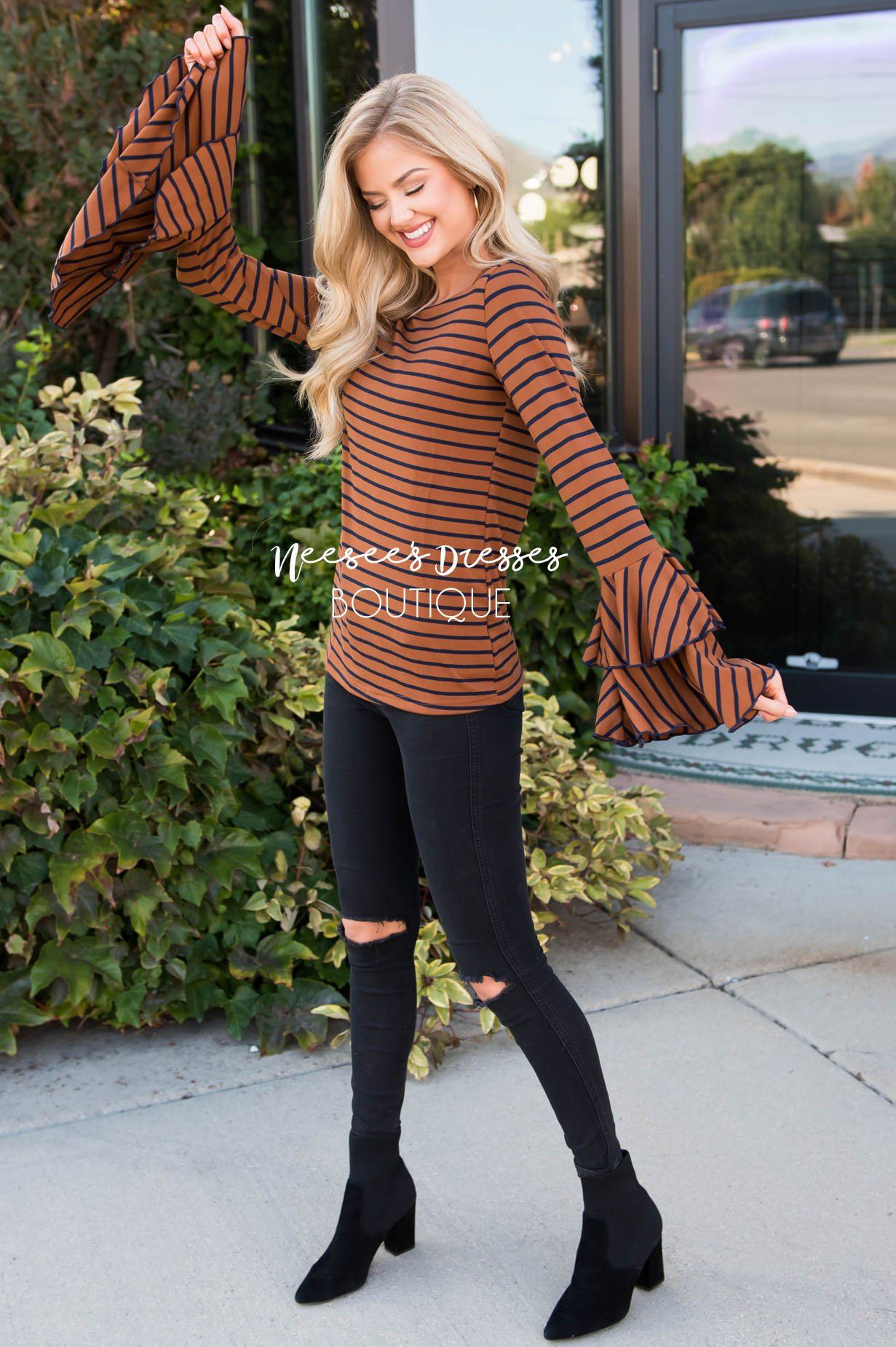 Happy Harvest Bell Sleeve Top