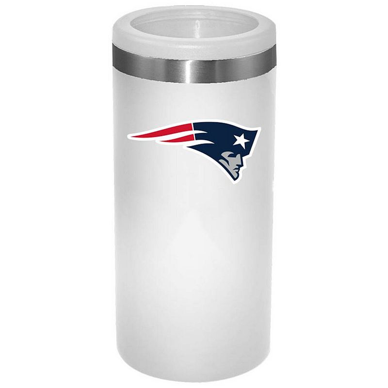 New England Patriots Team Logo 12oz. Slim Can Holder