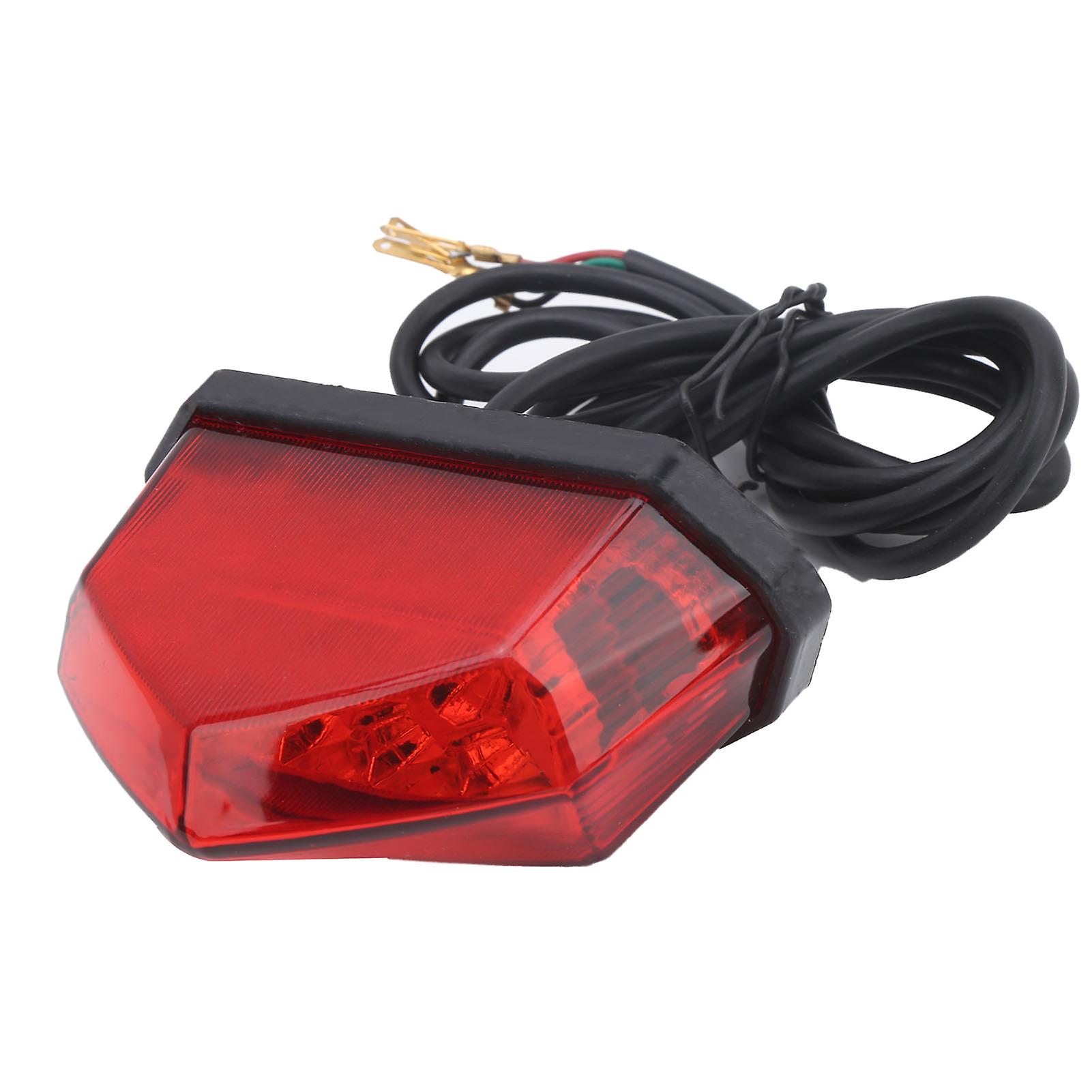 Led Stop Tail Light Brake Lamp 12-15v Low Power Consumption Universal For Dirt Bike