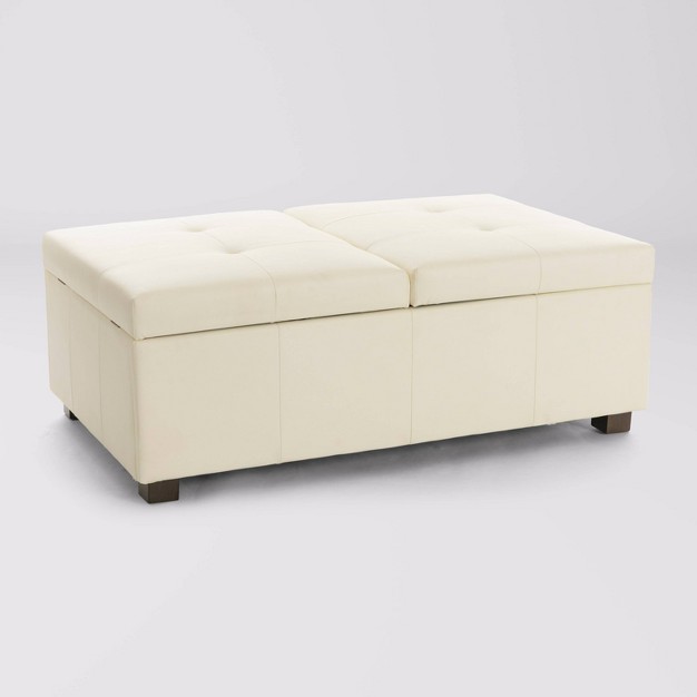 Antonio Extra Large Storage Ottoman Corliving