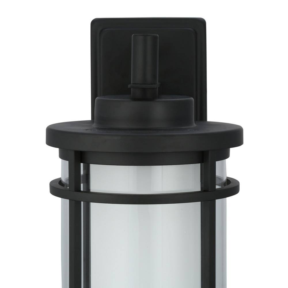 Home Decorators Collection Black Outdoor LED Wall Lantern Sconce DW7178BK