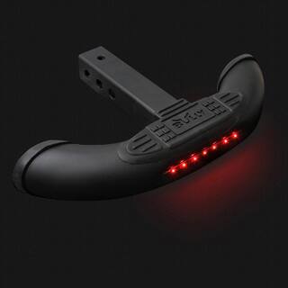 BULLY Black Bull Hitch Step with LED Brake Light BBS-1104L