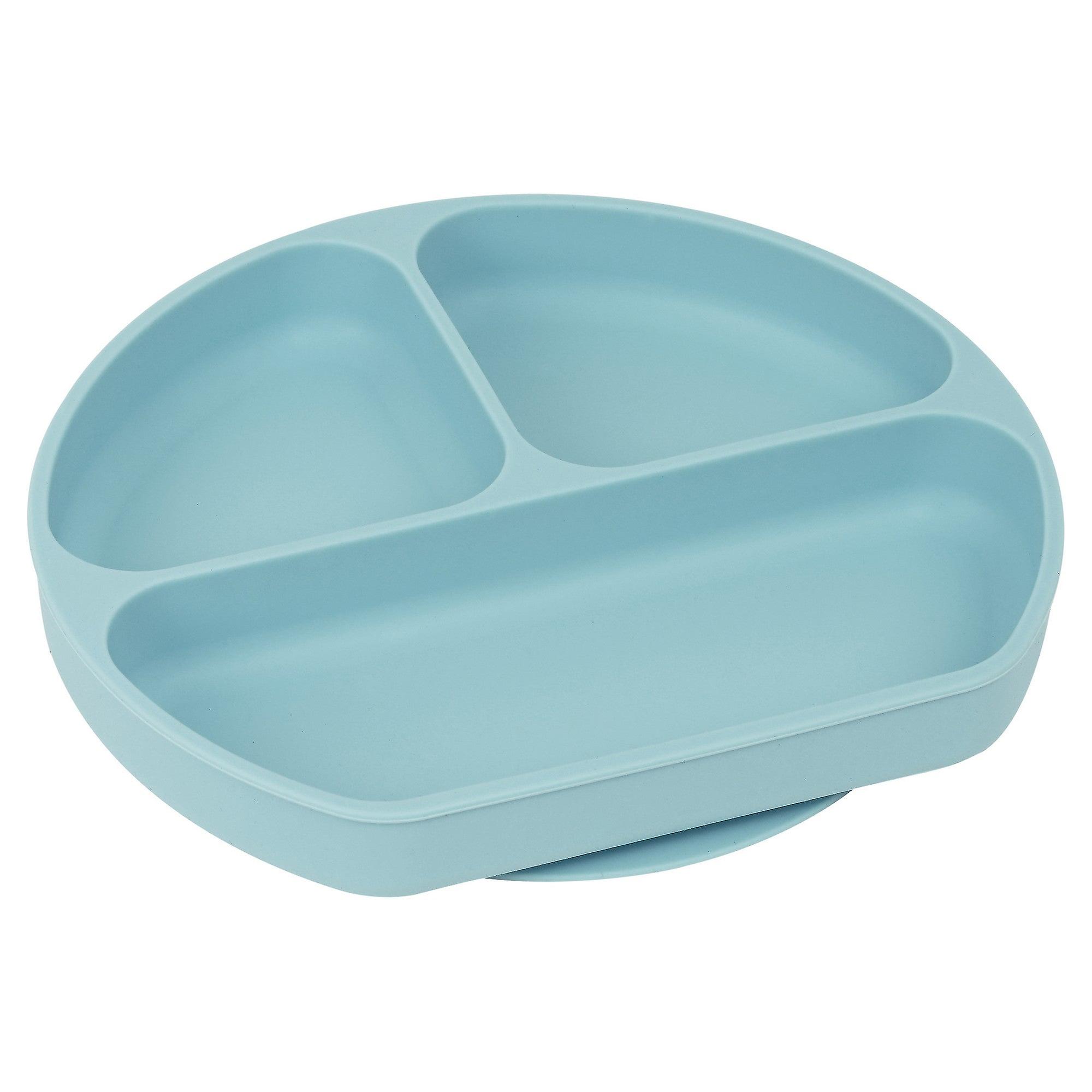 Plate safta bear silicone suction cup light blue (20，5 x 2，5 x 18 cm)