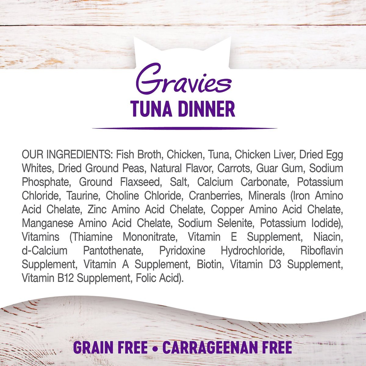 Wellness Natural Grain-Free Gravies Tuna Dinner Canned Cat Food