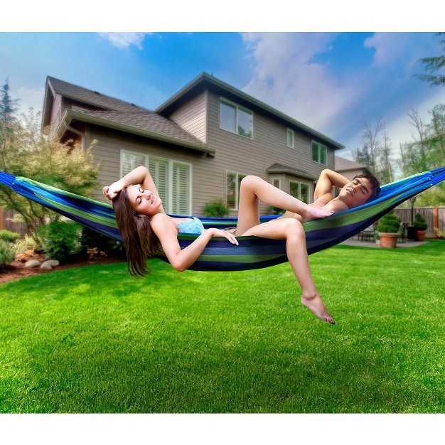 Sorbus Brazilian Hammock Double Extra long Two Person Portable Hammock Bed