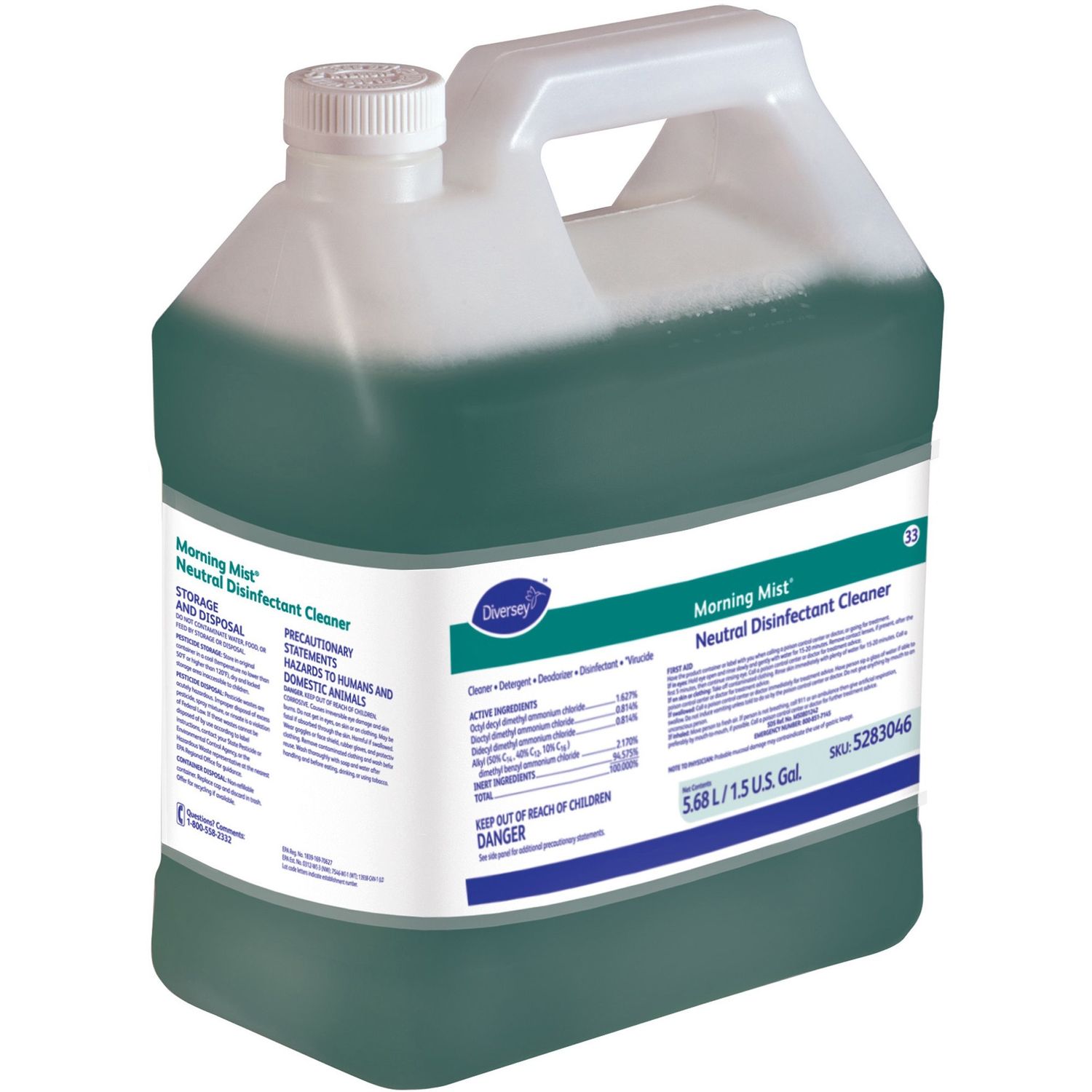 Quaternary Disinfectant Cleaner by Diversey， Inc DVO5283046