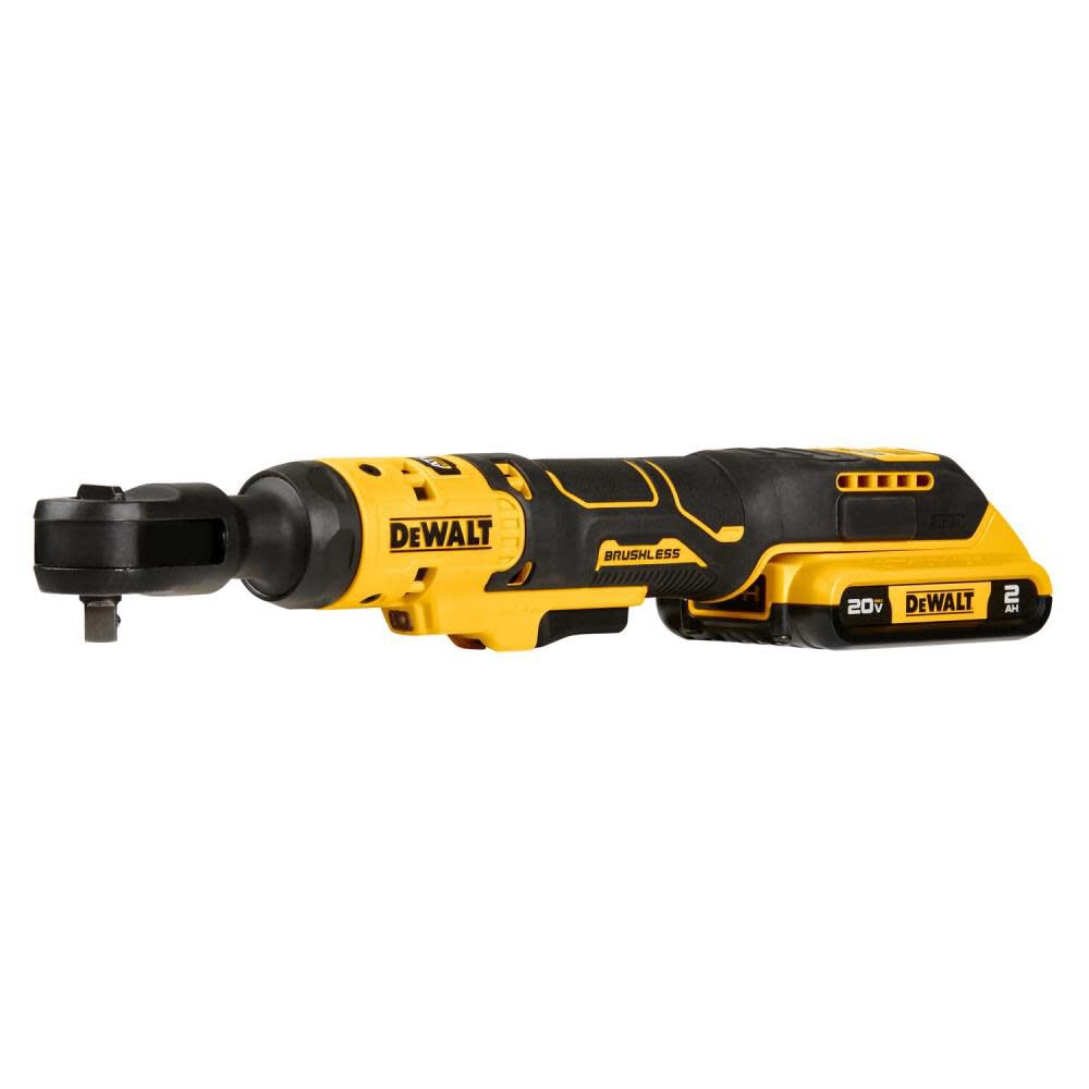 DEWALT ATOMIC 20V MAX Ratchet Kit Brushless 3/8