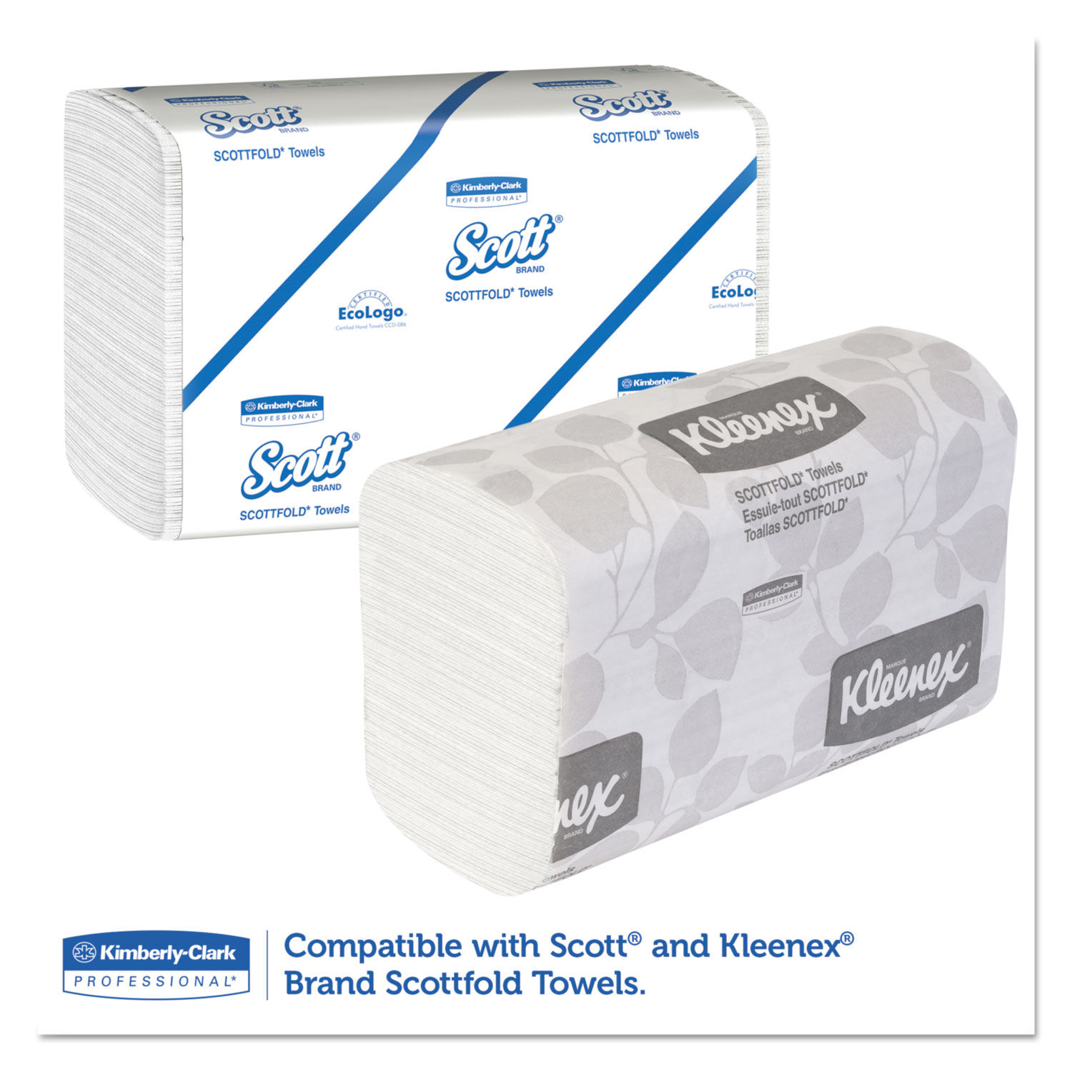 Scottfold Compact Towel Dispenser by Kimberly-Clark Professional* KCC09217