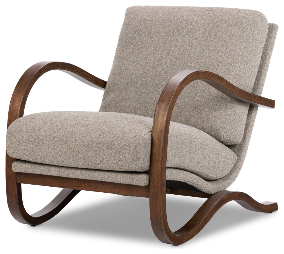 Paxon Chair Weslie Feather   Transitional   Rocking Chairs   by Zin Home  Houzz