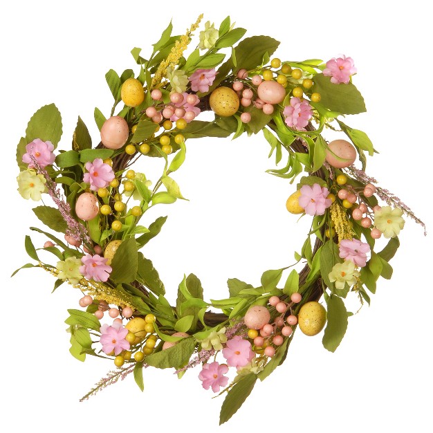 Decorated Easter Wreath