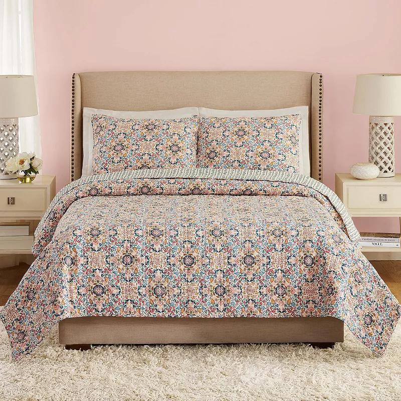 Vera Bradley Enchanted Mandala Quilt and Shams Set