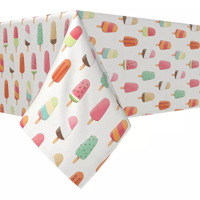 Square Tablecloth， 100% Polyester， 60x60， Sweet Summer Treats