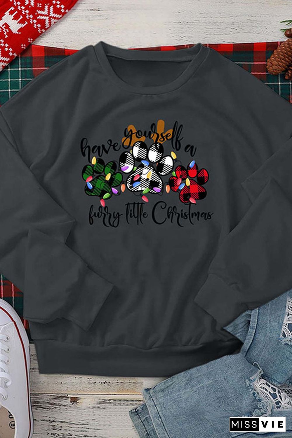 Have Yourself A Merry Little Christmas Classic Crew Sweatshirt Wholesale