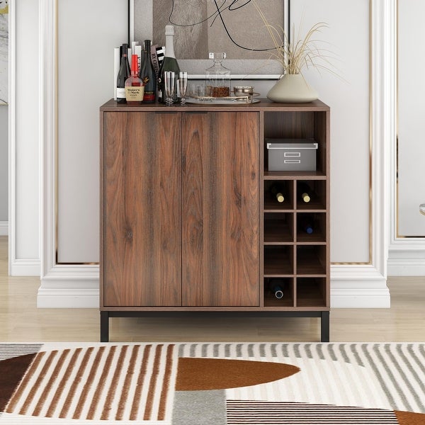 34 inch Sideboards Buffets With Wine Racks Storage