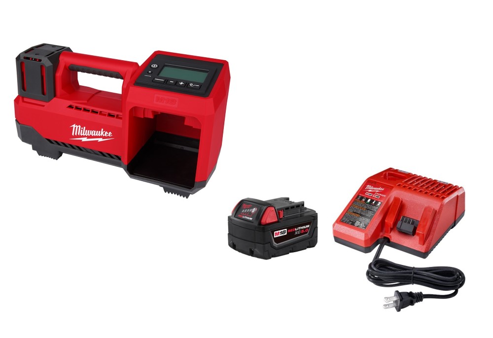 Milwaukee M18 Inflator with XC 5Ah Starter Kit Bundle 2848-20-48-59-1850 from Milwaukee