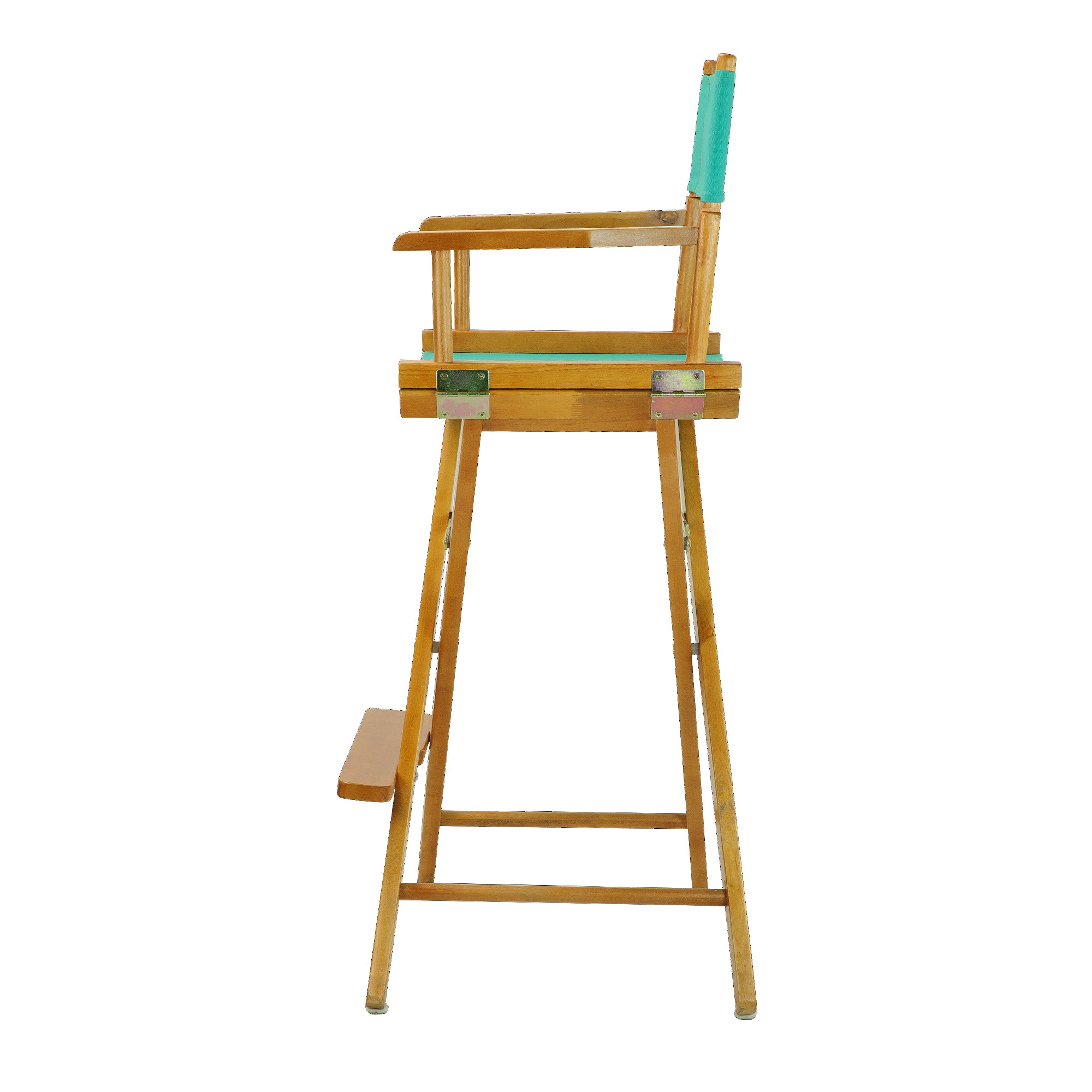 "30" Director's Chair Honey Oak Frame-Teal Canvas"