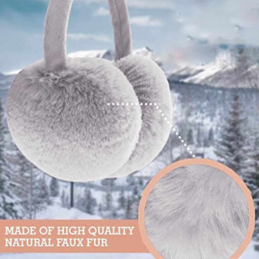 Winter Warm And Cute Ear Warmers Earmuffs， Foldable Earmuffs