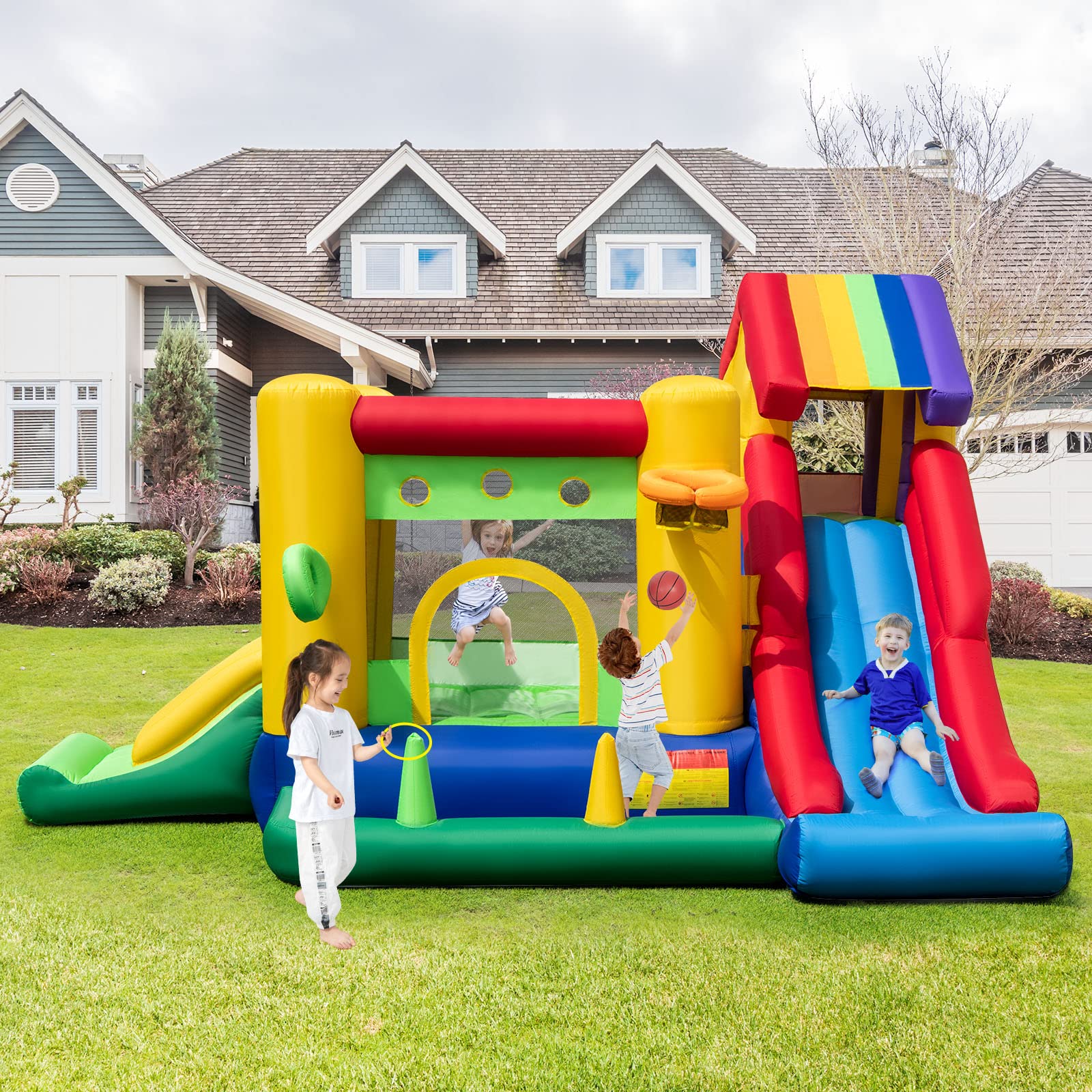 BOUNTECH Inflatable Bounce House with Ball Pit