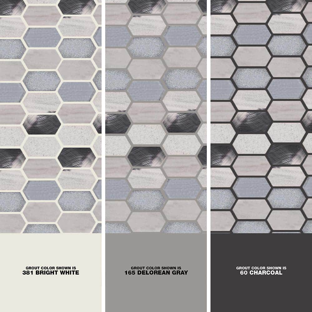 MSI Harlow Picket 12 in. x 12 in. Mixed Multi-Surface Mosaic Tile (1 sq. ft.  each) SGLSMT-HARPK8MM