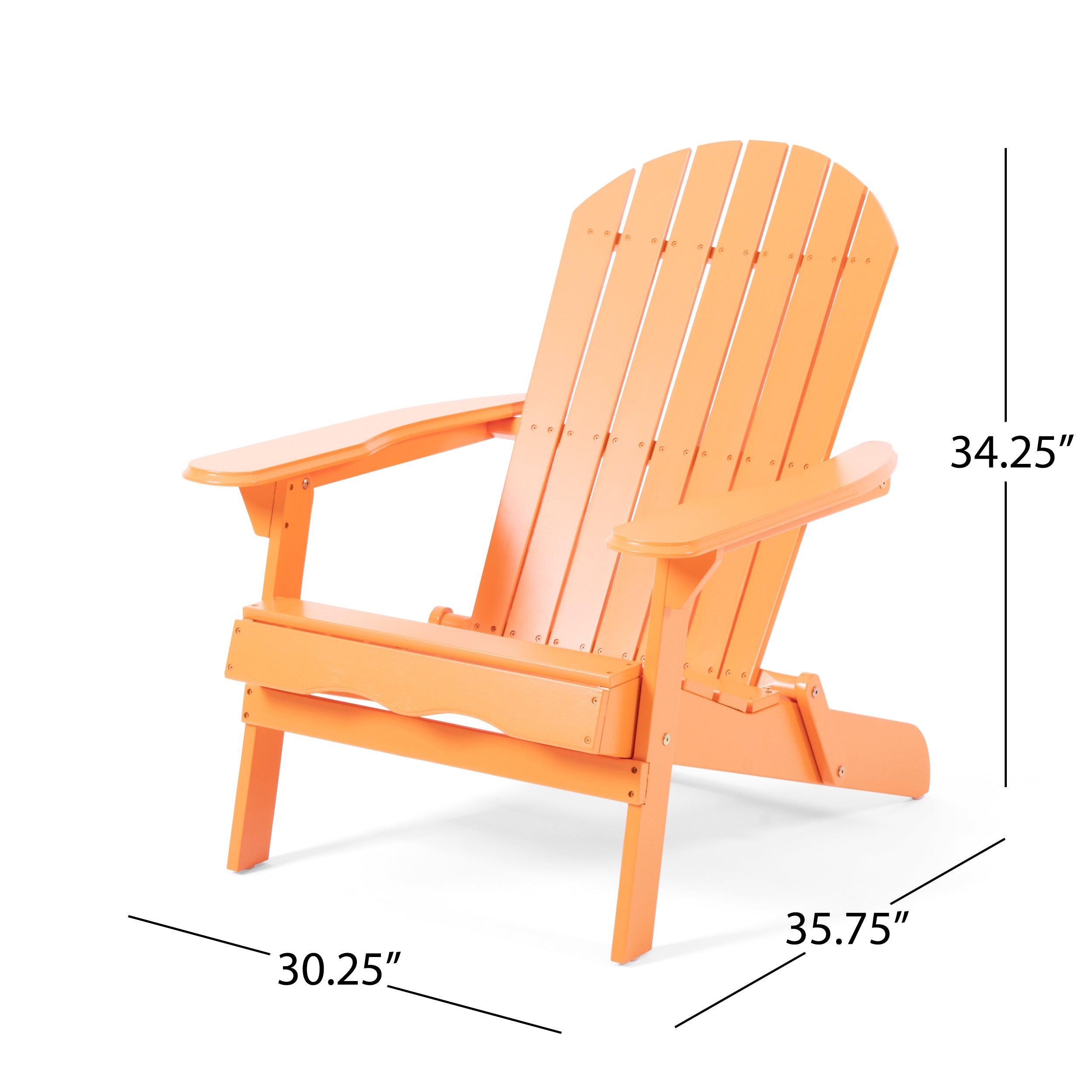 Cartagena Outdoor Acacia Wood Adirondack Chair