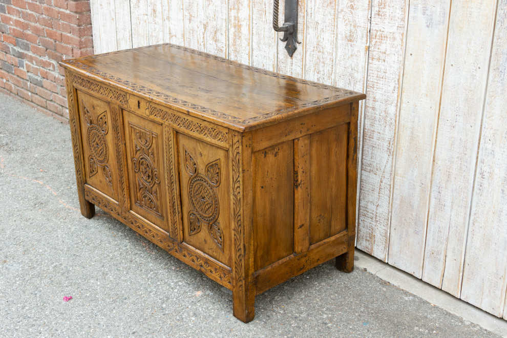 Handsome Early 19th Century English Chest   Mediterranean   Accent Chests And Cabinets   by De cor  Houzz