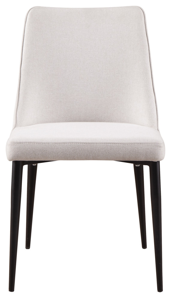 First of A Kind Lula Dining Chair Oatmeal   Midcentury   Dining Chairs   by Kolibri Decor  Houzz