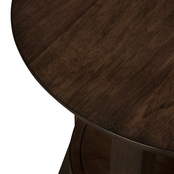 Ventura Blvd Bronze Spice Round End Table