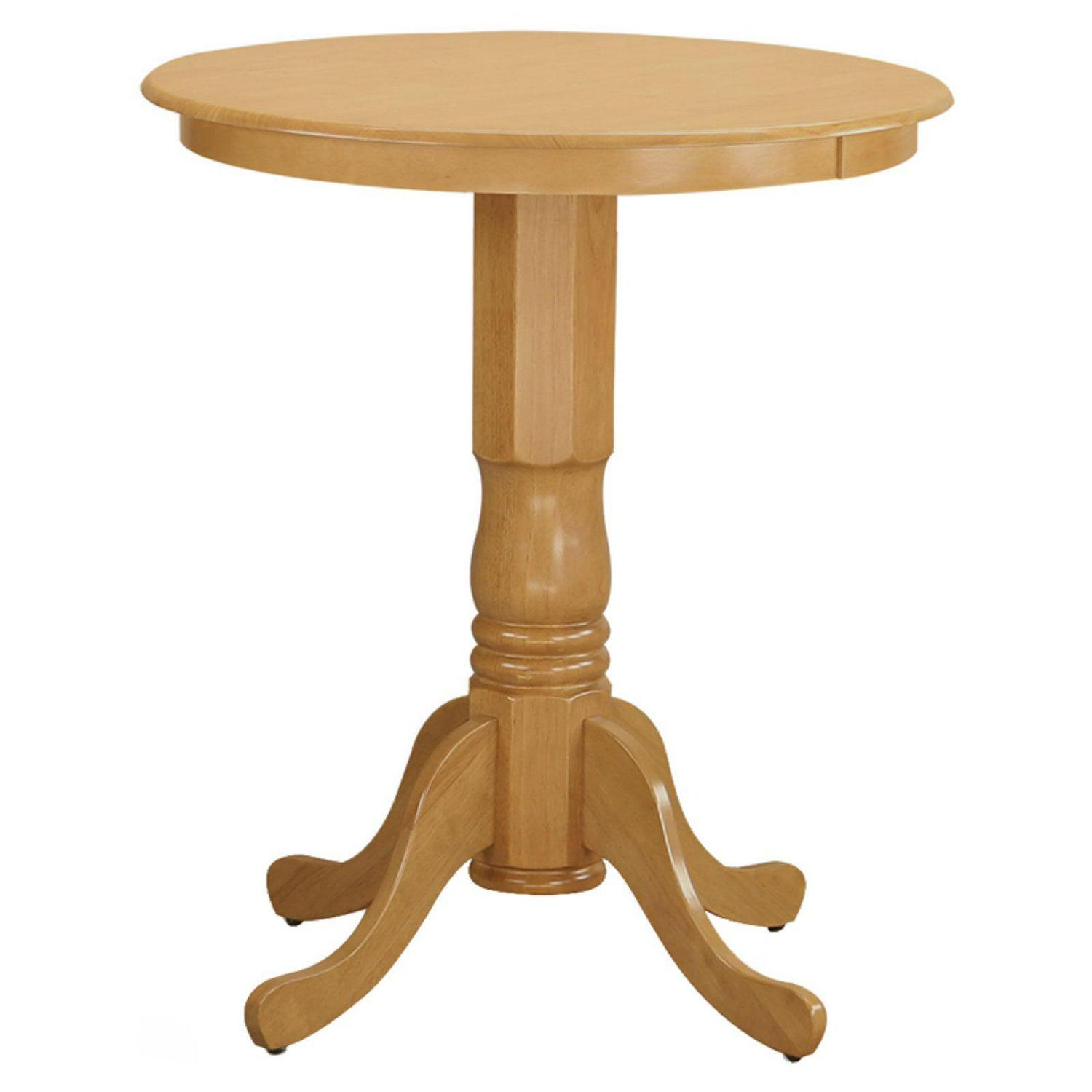 East West Furniture Eden Pedestal 30 Inch Round Counter Height Dining Table