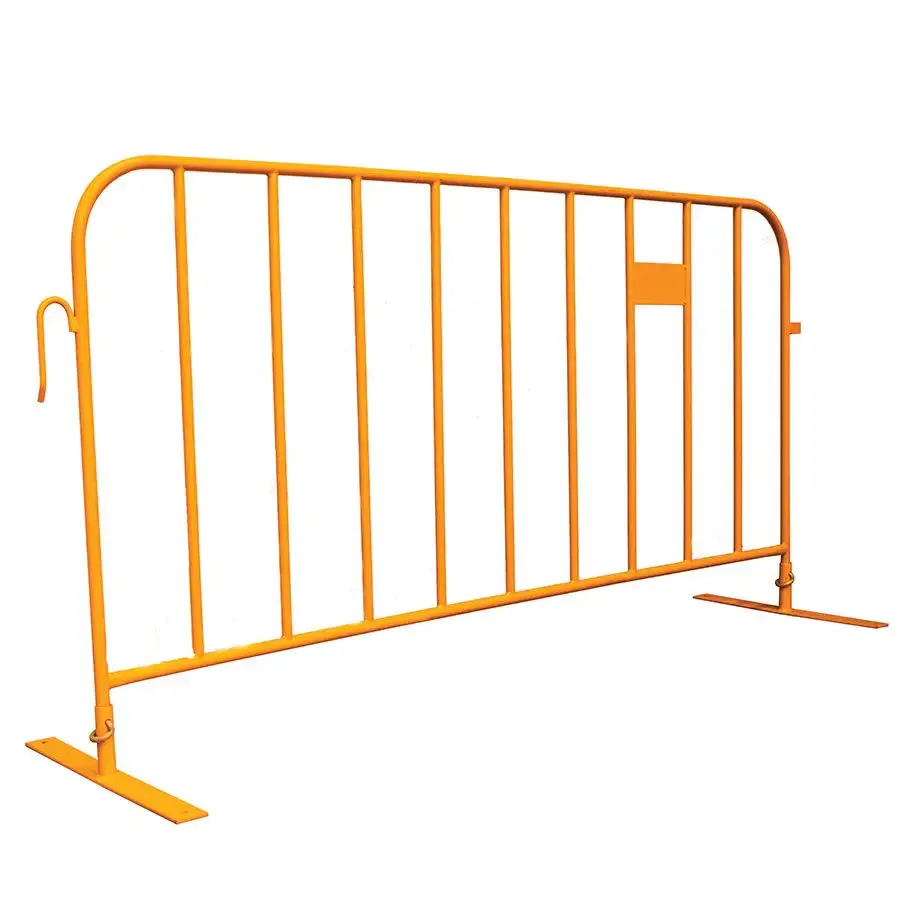 Factory supply galvanized and powder coated traffic security barrier steel barricade for events