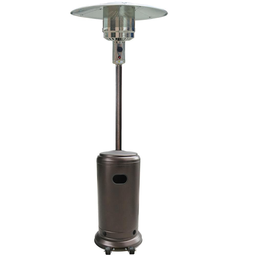 Outdoor 41,000 BTU Bronze Steel Propane Heater with Wheels ZQ-B01050161