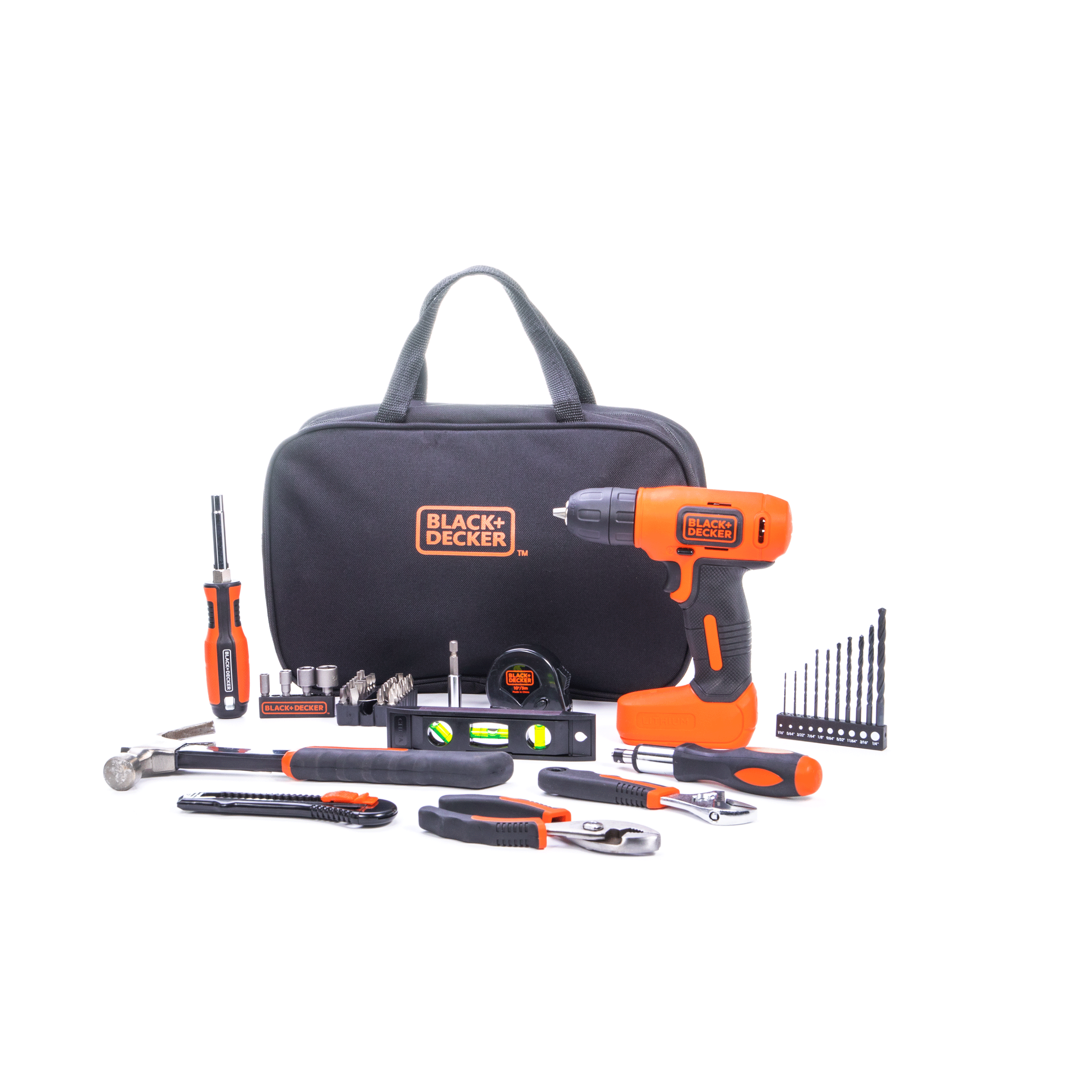 8V MAX* Drill & Home Tool Kit, 57 Piece