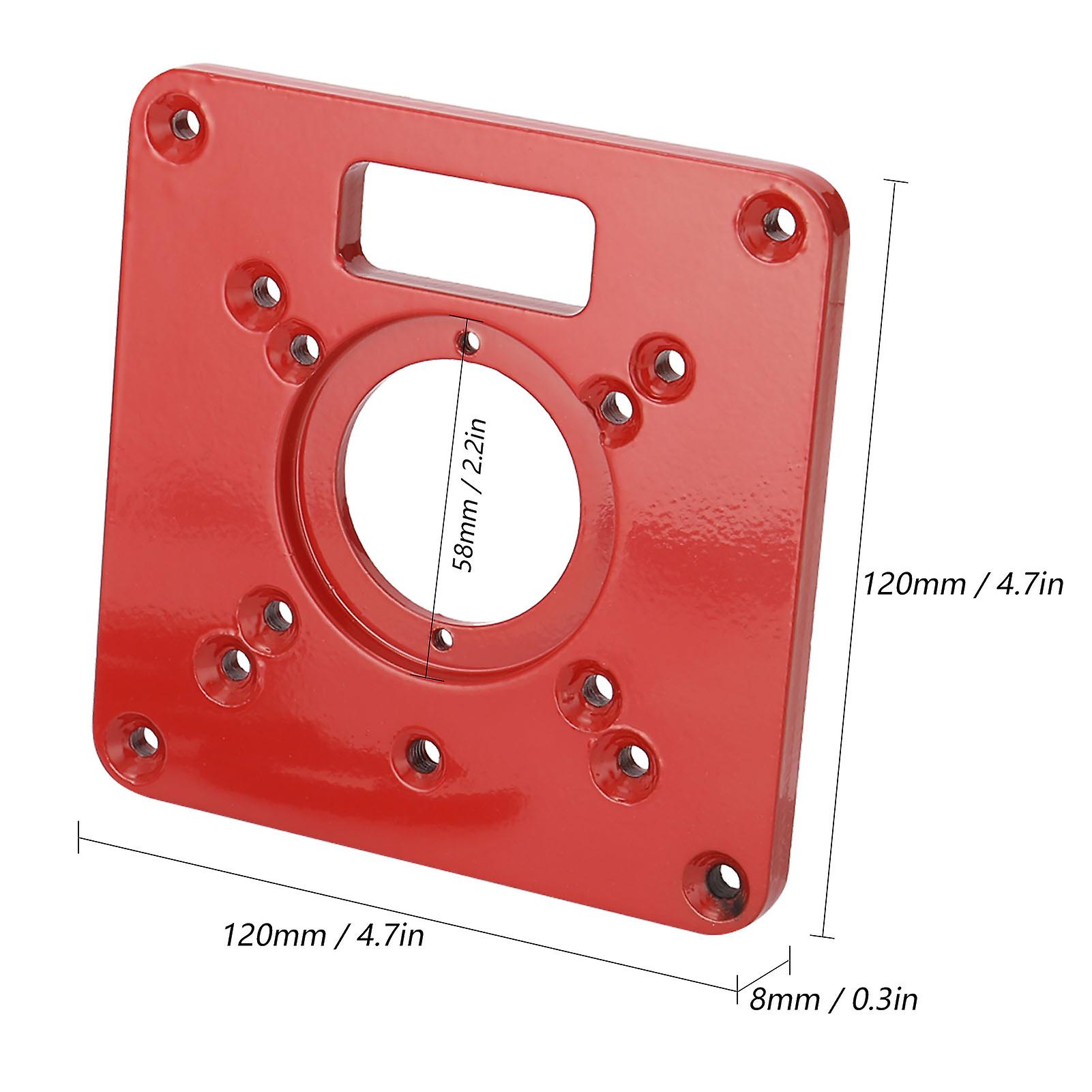 Multifunctional Router Table Insert Plate Woodworking Benches Aluminium Wood Router Trimmer Models Engraving Machine No.258543