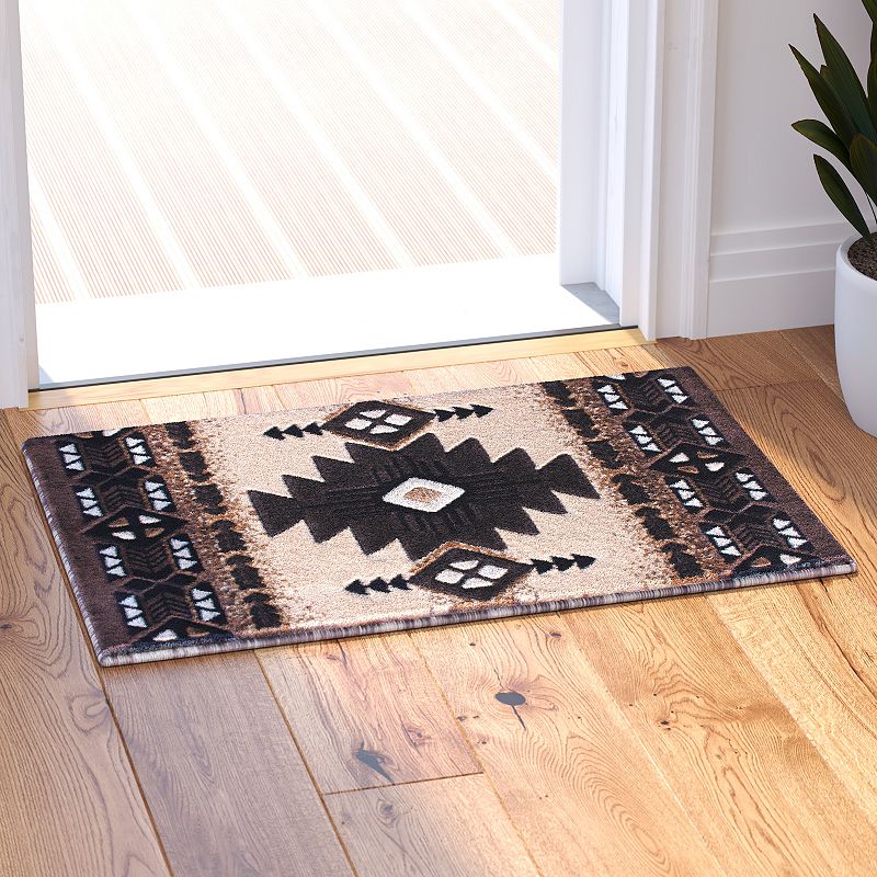 Masada Rugs Masada Rugs 2'x3' Southwest Native American Area Rug - Design C318 Berber