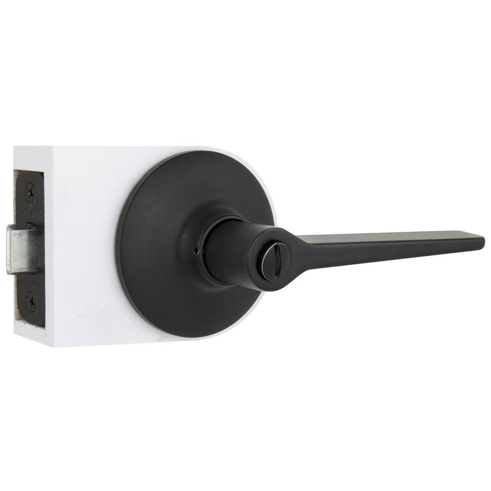 Defiant Freedom Matte Black BedBath Door Lever 32LEX901B