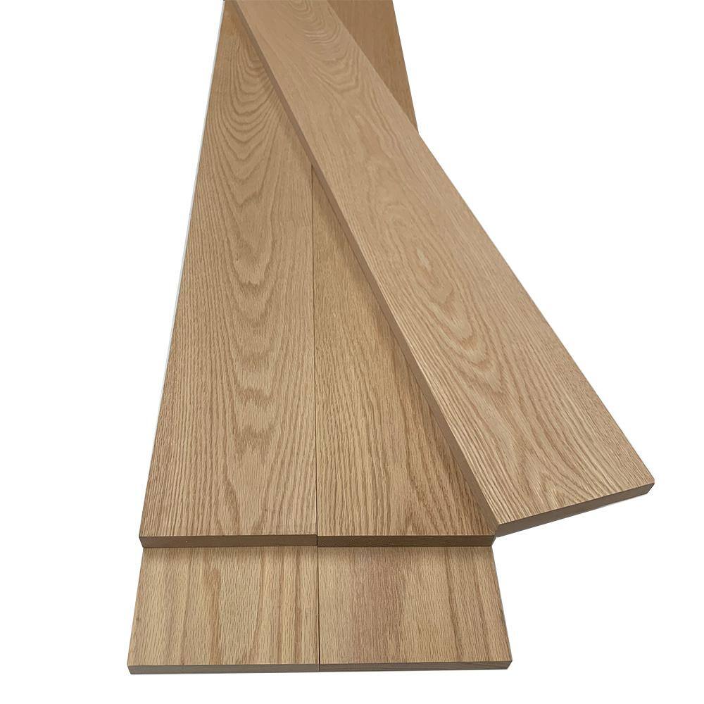 Swaner Hardwood 1 in. x 6 in. x 2 ft. Red Oak S4S Board (5-Pack) OL04051624OR