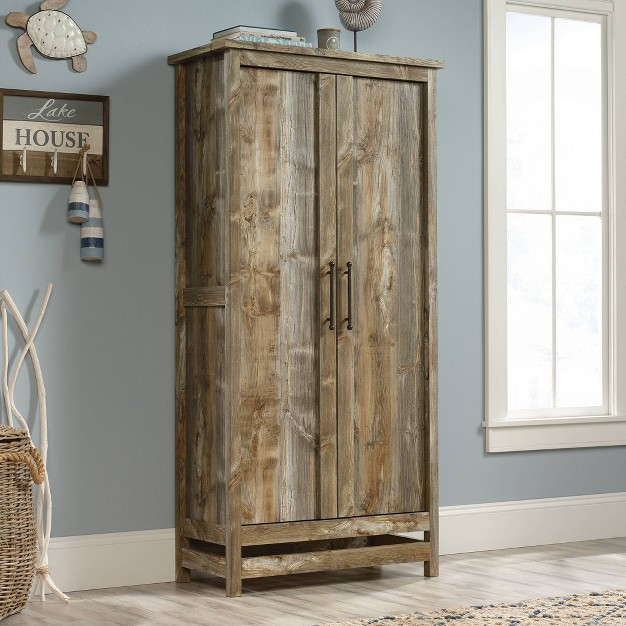 Granite Trace Storage Cabinet Rustic Cedar Sauder