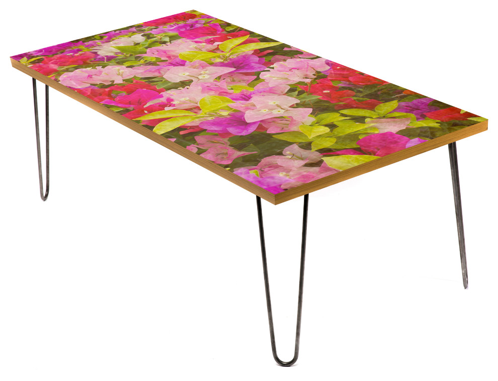 Bold Bougainvillea 24 quotCoffee Table   Contemporary   Coffee Tables   by LAMOU  Houzz